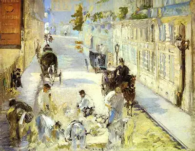 The Road Menders Rue de Berne Edouard Manet
